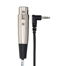 Load image into Gallery viewer, Hosa XVM-115F, XLR Female to Right Angle 3.5mm TRS Male Cable - 15 Foot