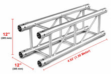 Load image into Gallery viewer, MR DJ USA DTSQ492 4.92 ft (1.50 Meter) 12" Square Aluminum Box Truss Segment