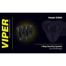 Load image into Gallery viewer, Viper 3108V 2 Channel Dual 1 Way Car Alarm Security System