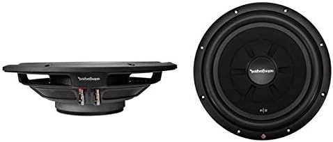 Rockford Fosgate R2SD4-12 12" 1000W 4-Ohm Shallow/Slim Car Subwoofer Sub Pair with Mica-Injected Polypropylene Cone and Integrated PVC Trim Ring