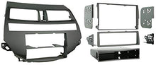 Load image into Gallery viewer, Compatible with Honda Accord Crosstour 2010 2011 2012 w Auto Climate Stereo Harness Radio Dash Kit