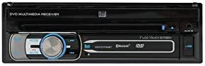 Dual XDVD600 7" Touchscreen LCD Single DIN Car Stereo Camera + Vinyl Butt Connectors