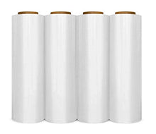 Load image into Gallery viewer, Absolute 4 CLEAR 18"x 1500 FT Roll 80 Gauge Thick Stretch Packing Wrap Pallet Shrink Film