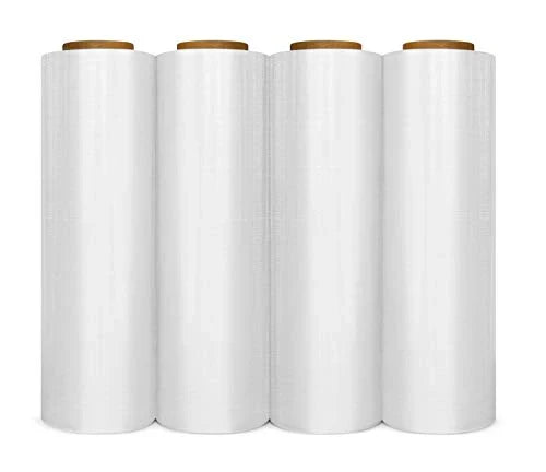 BM Paper 18" x 1500 SQ' 80 Gauge Clear Pallet Wrap Pre Stretch Film Hand Shrink Wrap