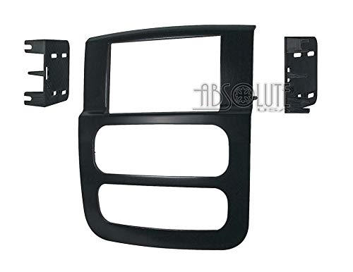 Absolute USA ABS95-6522B Fits Dodge Ram Pickup 1500 2002-2005 Double DIN Stereo Harness Radio Install Dash Kit