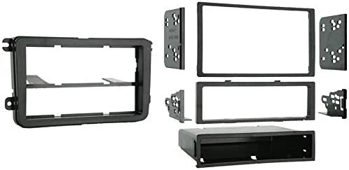 Compatible with Volkswagen CC 2009 - 2014 Single or Double DIN Stereo Radio Install Dash Kit