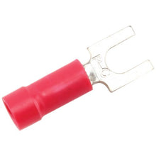 Load image into Gallery viewer, American Terminal ISR8-100 Vinyl Fork Terminals (Red)