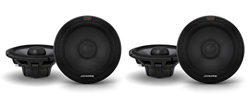 2 Alpine R-S65.2 (RS652) 6.5" Speaker<br/> 300W MAX 100W RMS R-Series 6-1/2" 2-way Car Speakers