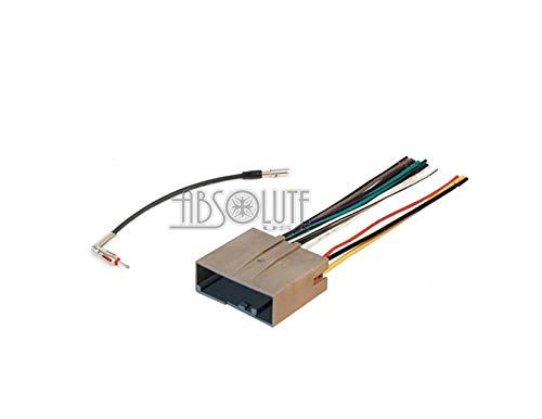 Absolute USA Compatible Fit Ford F-250 F-350 F-450 F-550 2005 2006 2007 Double DIN Stereo Harness Radio Dash Kit (ABS95-5812)