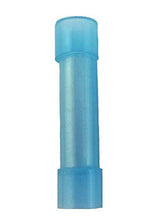 Load image into Gallery viewer, Nylon 16-14 AWG Wire Connectors Electrical Crimp Butt Connector Fully Insulated Splice Wire Terminals Blue