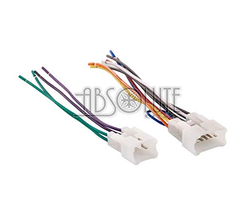 Absolute RADIOKITPKG2 Fits Toyota Tacoma 1995-2004 Single DIN Stereo Harness Radio Install Dash Kit Package