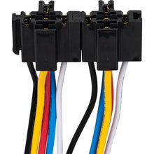 Load image into Gallery viewer, 2 Absolute USA 12V 30/40 Amp SPDT Automotive Marine Bosch / Tyco Style 5 Pin Relay with Wires &amp; Harness Socket