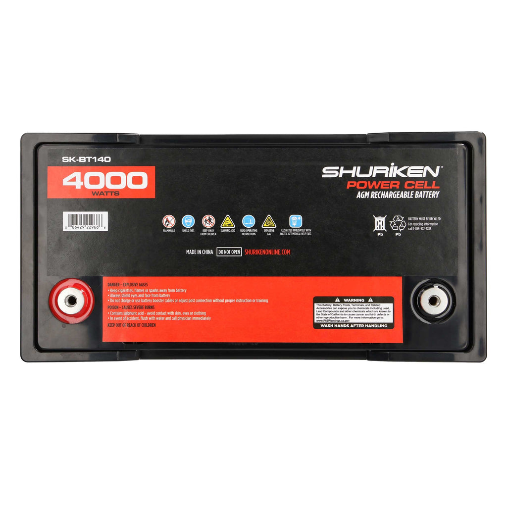 Shuriken SK-BT140 4000W 12V High Performance AGM Power Cell Battery