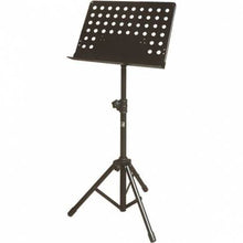 Load image into Gallery viewer, Yorkville	BS-310 Large, Tripod, Solid Top Adjustable Stand W/Holes - Black