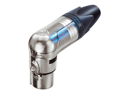 Neutrik NC3FRX 3-pole Right Angle XLR Plug Connector