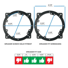 Load image into Gallery viewer, Metra 82-7300 Speaker Plate 6-6.75" Compatible Fits Hyundai/Kia/Genesis 10-20 Pair