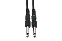Load image into Gallery viewer, Hosa CPP-105 Unbalanced Interconnect Cable, 1/4 in TS to Same - 5 Feet