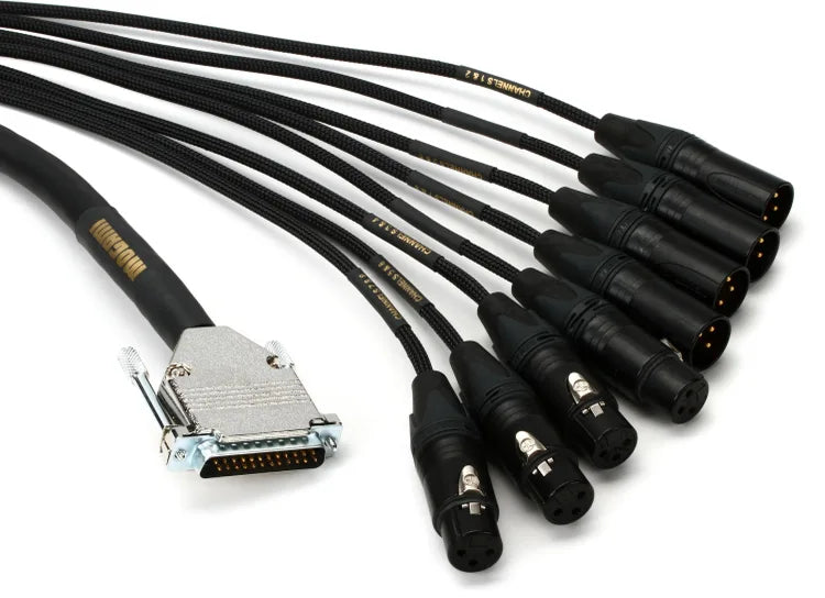 Mogami GOLD AES TD DB25 XLR-20 8-channel Digital Interface Cable - 20 foot