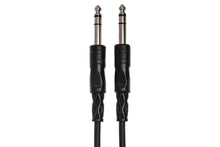 Load image into Gallery viewer, Hosa CSS-110 Balanced Interconnect Cable 1/4-inch TRS Male to 1/4-inch TRS Male - 10 FT