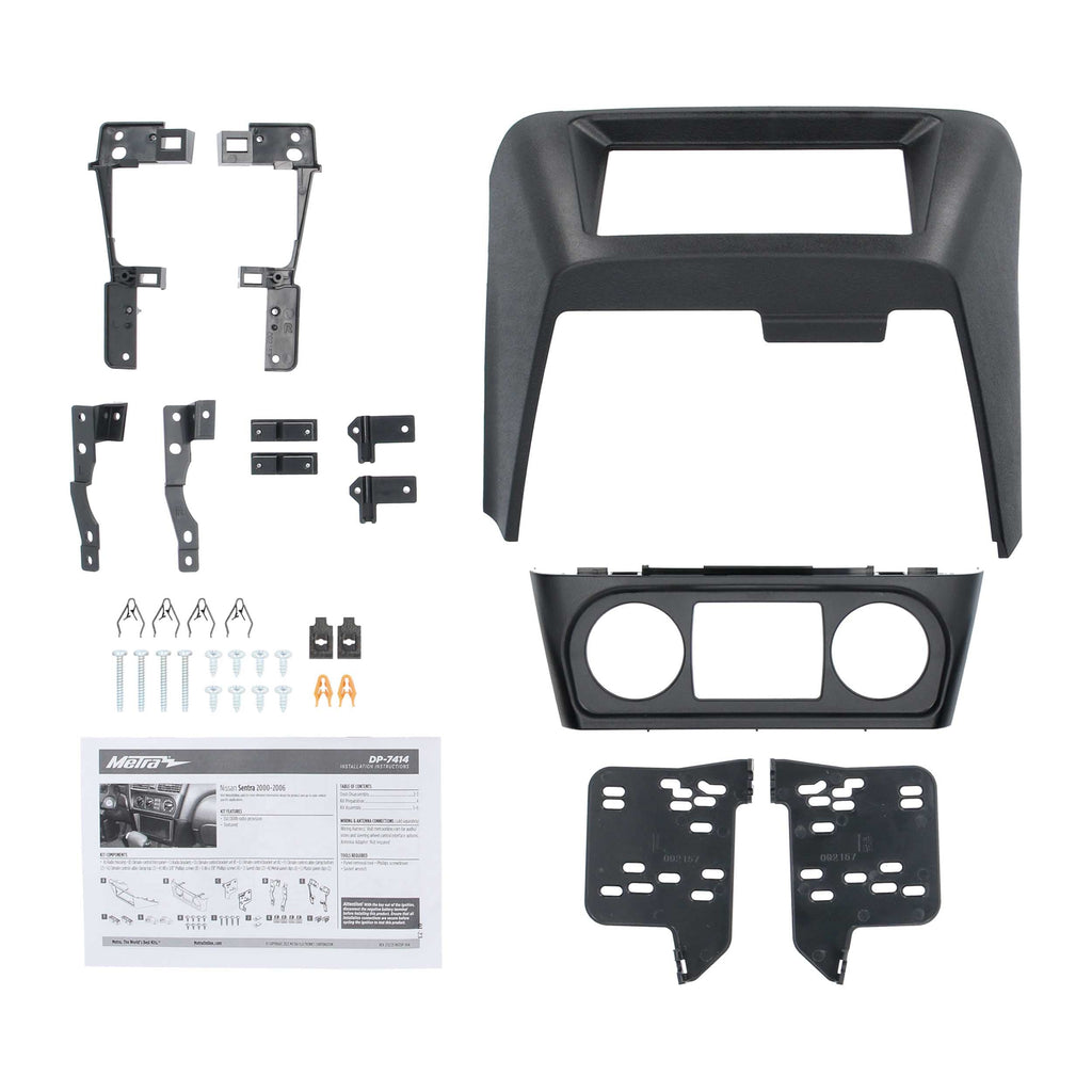 Metra DP-7414 Double-DIN Car Stereo Dash Kit - Compatible Fits for Nissan Sentra 2000-2006