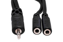 Load image into Gallery viewer, Hosa YMM-232, Y Cable 3.5 mm TRS to Dual 3.5 mm TRSF