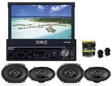 Load image into Gallery viewer, Absolute AVH-9000 7-Inch In-Dash W/ 2 Pairs Of Pioneer TS-G6820S 6x8 &amp; TW600