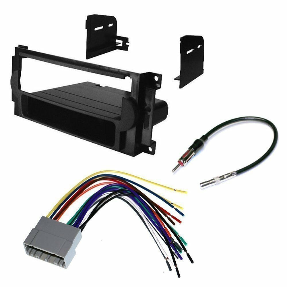 Fit Chrysler 2006 - 2010 PT Cruiser Car Stereo Install Mounting Kit + Wire Harness + Antenna Adapter