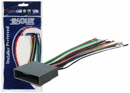 Absolute H812/1722 Radio Wiring Harness for Honda/Civic CRV/Pilot 2006-2010 Power 4 Speaker (70-1722, HWH-812)