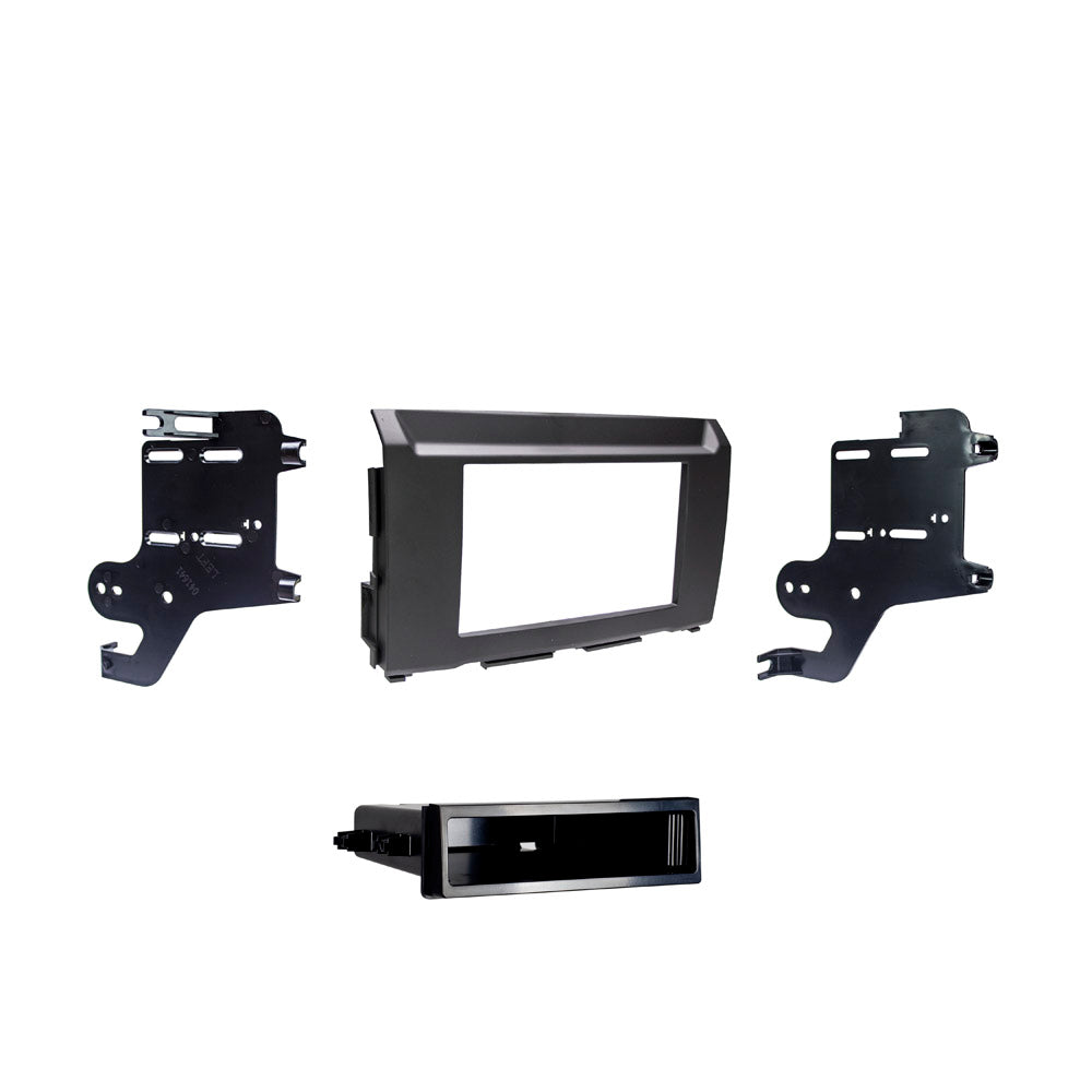 Metra 99-7631B Single/Double-DIN Car Stereo Dash Kit - Compatible Fits for Nissan - Titan 2017-2019 Titan XD 2016-2019