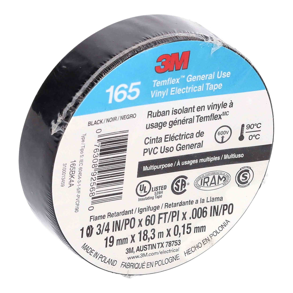 Install Bay 3M165 3M™ Vinyl Electrical Tape - .75 Inch x 60 Feet