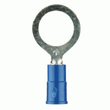 Load image into Gallery viewer, Install Bay 3MBVRT8 3M™ Blue Vinyl Ring Terminal 16-14 Gauge #8 Package of 100