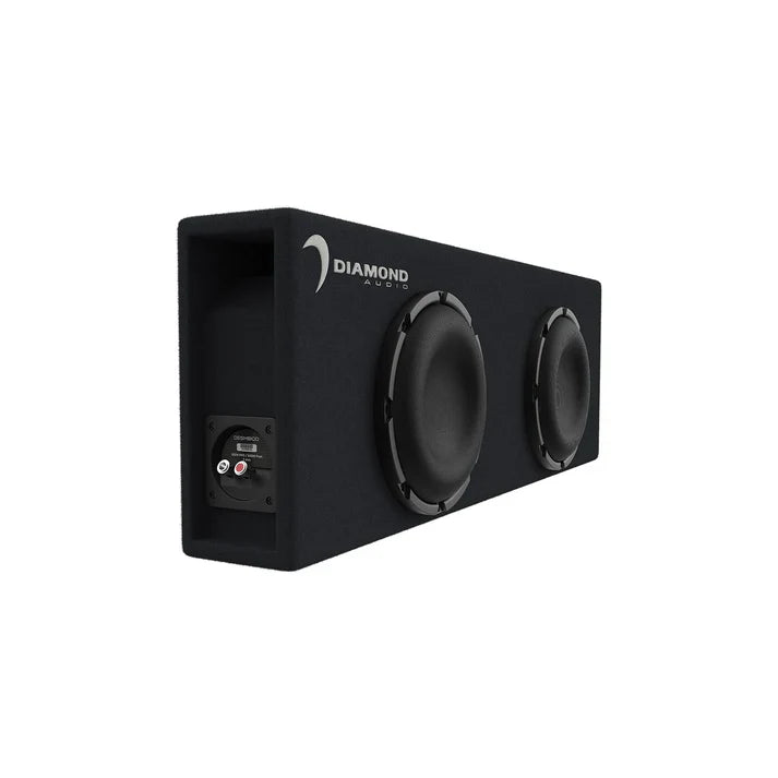 Diamond Audio DESMB8DA 8" 2 Ohm 500W RMS Power Handling Active Subwoofer Enclosure