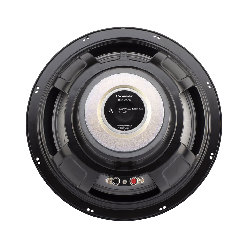 Pioneer TS-A120S4E 1400W Peak (400W RMS) 12" A-series 4-Ohms Car Subwoofer
