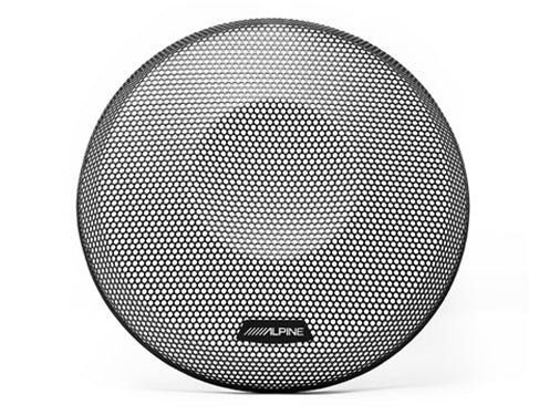 Alpine KTE-RS10G R-Series 10” Shallow Subwoofer Grille Bundle