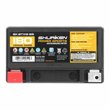 Load image into Gallery viewer, Shuriken SK-BTX12-BS 180 CRANK AMPS / 10AMP HOURS AGM Power Sports 12V Battery