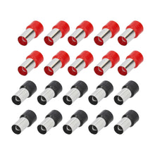 Load image into Gallery viewer, Tsunami TSX-0GA-FERR 20-Piece Red and Black 0/1GA Ferrules - Refill Pack