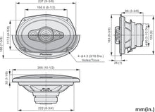 Load image into Gallery viewer, Pioneer TS-A6991F 1400W 6x9" 5-way 4-ohm Coaxial Car Speakers with Dual Super Tweeters