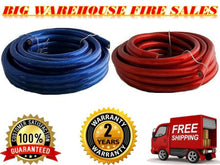 Load image into Gallery viewer, 50 FEET PREMIUM 0 GAUGE BLUE &amp; RED POWER + GROUND WIRE CABLE 1/0 GAUGE CAR AUDIO