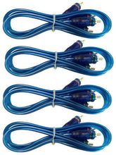 Load image into Gallery viewer, 4 MK Audio 17' RCA Stereo Plug Cable 2 Male to 2 Male Car Stereo Marine Home Audio ATV