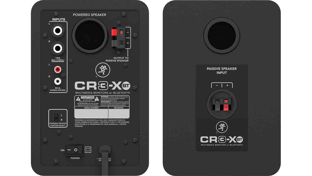 Mackie CR4-XBT 4" Multimedia Monitor with Bluetooth Pair