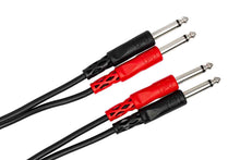 Load image into Gallery viewer, Hosa Stereo Interconnect Cable, Dual 1/4 in TS to Same