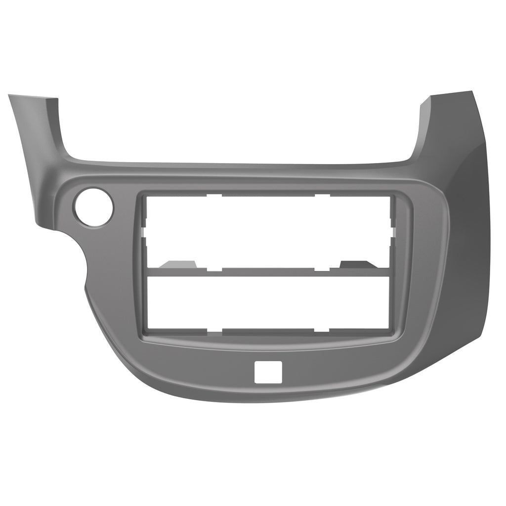 Metra 99-7877S Single-DIN Car Stereo Silver Dash Kit - Compatible Fits for Honda Fit 2009-2013