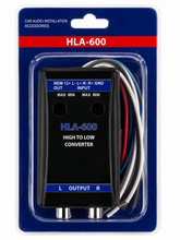 Load image into Gallery viewer, Absolute HLA600 2 Channel High Level to Low Converter Line Output Ground Loop Isolator Built in signal Noise Eliminator