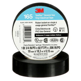 3M Temflex 1700/165 General Use Vinyl Electrical Tape 6' Length x 3/4