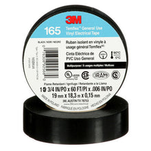 Load image into Gallery viewer, 100 3M 1700 / 165 Temflex Insulated Vinyl Black Electrical Tape 3/4" x 60' FT