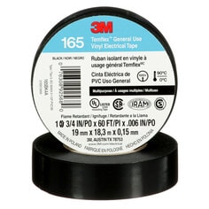 20pc 3M Electrical Tape Temflex 60ft Rolls 165 20-Pac Vinyl Tape 60 Feet per Roll