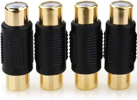 American terminal ATFF-100B-10 Gold RCA Female-to-Female Coupler Adapter 10 Pack