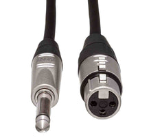 Load image into Gallery viewer, Hosa XLR3F to 1/4" TS Pro Unbalanced Interconnect Cable