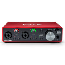 Load image into Gallery viewer, Focusrite Scarlett 2i2 4rd Gen USB Interface w/ 2 3-Foot XLR Cables Bundle