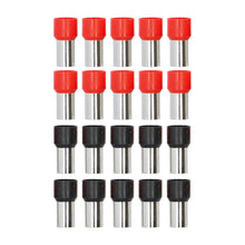 Load image into Gallery viewer, Tsunami TSX-0GA-FERR 20-Piece Red and Black 0/1GA Ferrules - Refill Pack